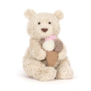 Jellycat Oatus Bear with Ice Cream